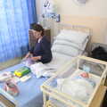 On the ward, Isobel sets up for the day, Sprog Day 2: The Sequel, Brook Ward, Ipswich Hospital - 28th March 2012