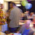 Blurry party action, Sue and DH's Birthday Thrash, Community Centre, Stradbroke, Suffolk - 31st March 2012