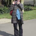 Isobel takes a photo, A Day at Banham Zoo, Banham, Norfolk - 2nd April 2012