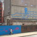 The Dereliction of Suffolk County Council, Ipswich, Suffolk - 3rd April 2012, A blue octopus, and some chromostereopsis