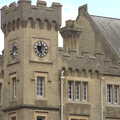 The Dereliction of Suffolk County Council, Ipswich, Suffolk - 3rd April 2012, The wrecked clock tower of St Helen's Court