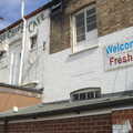 The Dereliction of Suffolk County Council, Ipswich, Suffolk - 3rd April 2012, Back-of-a-building signage for Fresh Kebab