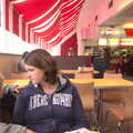 Isobel in Wimpy at the Buttermarket in Ipswich, Evelyn and "Da Wheeze", and Lunch at the Cock Inn, Brome, Ipswich and Diss - 9th April 2012