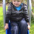 Fred on a slide, The BBs at BOCM Paul's Pavilion,and a Thornham Walk, Burston and Thornham - 22nd April 2012