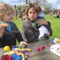 We have a picnic at Thornham, The BBs at BOCM Paul's Pavilion,and a Thornham Walk, Burston and Thornham - 22nd April 2012