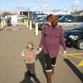 Fred and Isobel in the Ikea car park, Ikea, and The BBs at the George and Dragon, Thurrock and East Harling - 2nd May 2012