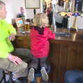 The BSCC Cycling Weekend, The Swan Inn, Thaxted, Essex - 12th May 2012, Fred gets the beers in at a pub in Great Bardfield