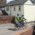 The BSCC Cycling Weekend, The Swan Inn, Thaxted, Essex - 12th May 2012, Alan, Jill and Colin head off early