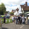 The BSCC Cycling Weekend, The Swan Inn, Thaxted, Essex - 12th May 2012, The coach tour group mills around