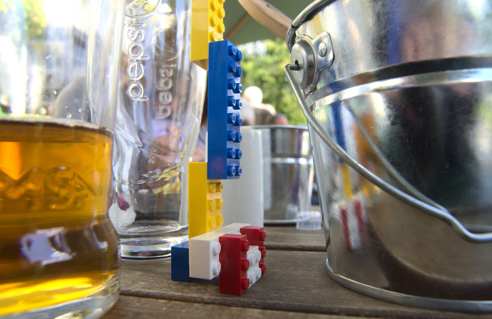Another of Fred's Lego creations from The BSCC Cycling Weekend, The Swan Inn, Thaxted, Essex - 12th May 2012
