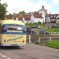 The BSCC Cycling Weekend, The Swan Inn, Thaxted, Essex - 12th May 2012, The coach trundles off through Finchingfield
