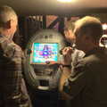 The BSCC Cycling Weekend, The Swan Inn, Thaxted, Essex - 12th May 2012, Quiz machine action