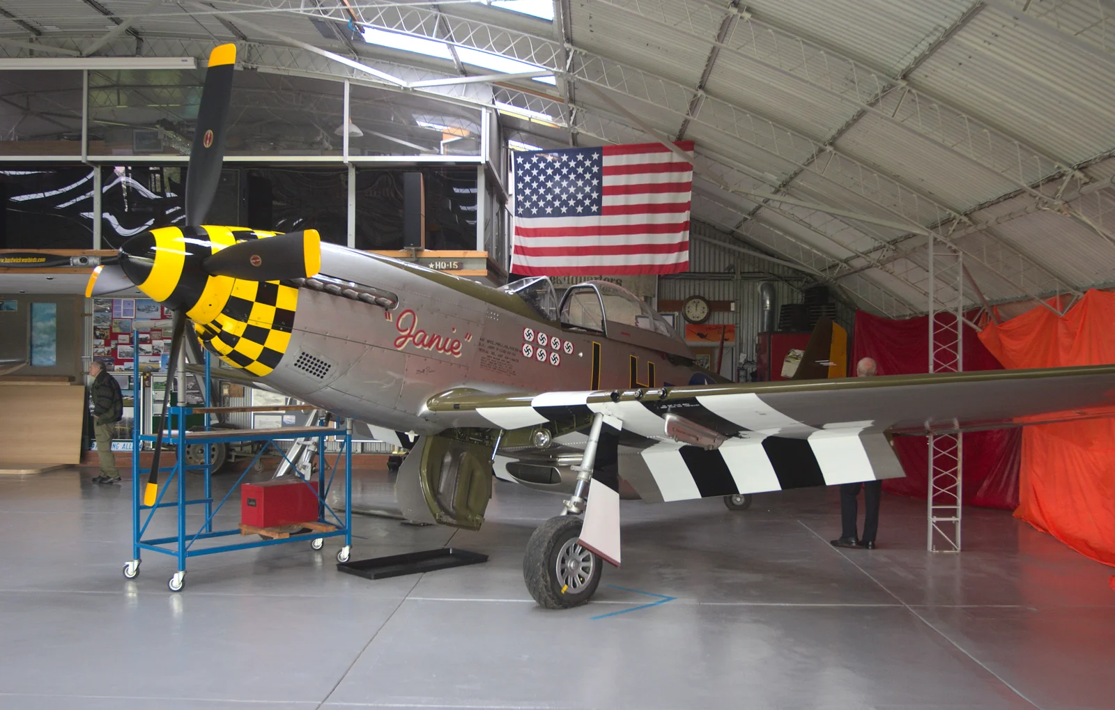 Janie the Mustang, from A Few Hours at Hardwick Airfield, Norfolk - 20th May 2012