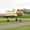 The Yak-52 makes a landing, A Few Hours at Hardwick Airfield, Norfolk - 20th May 2012