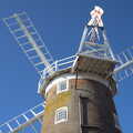 The BSCC at Needham, and a Birthday By The Sea, Cley, Norfolk - 26th May 2012, A view of the windmill's fantail