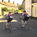 The BSCC at Needham, and a Birthday By The Sea, Cley, Norfolk - 26th May 2012, Another pair of cyclists heads through Cley