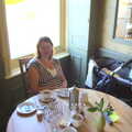 The BSCC at Needham, and a Birthday By The Sea, Cley, Norfolk - 26th May 2012, Isobel at breakfast