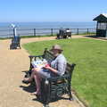 The BSCC at Needham, and a Birthday By The Sea, Cley, Norfolk - 26th May 2012, Isobel on a bench