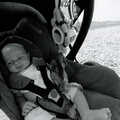 The BSCC at Needham, and a Birthday By The Sea, Cley, Norfolk - 26th May 2012, Harry in his car seat