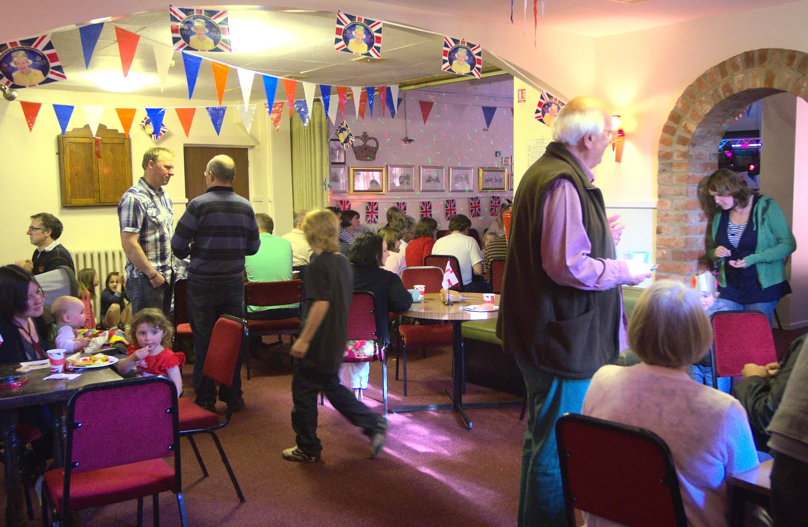 Down in Brome Village Hall, from The Queen's Diamond Jubilee Weekend, Eye and Brome, Suffolk - 4th June 2012