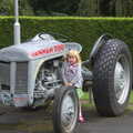 Another Trip to Banham Zoo, Banham, Norfolk - 6th June 2012, Lydia on the Banham Zoo Fergie tractor