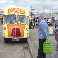 A 1952 Ice Cream van on the Barbican, A Visit to the Aquarium, The Barbican and Dartmoor, Plymouth, Devon - 10th June 2012