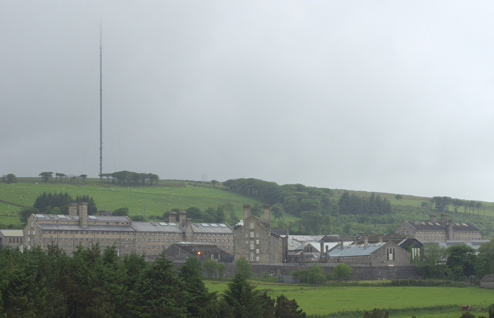 The gloom that is Dartmoor Prison in Princetown from A Visit to the Aquarium, The Barbican and Dartmoor, Plymouth, Devon - 10th June 2012