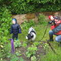 Matt swings in for a photo, Chagford and Haytor, Dartmoor, Devon - 11th June 2012