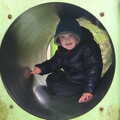 Fred in a tunnel, Chagford and Haytor, Dartmoor, Devon - 11th June 2012
