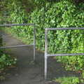 Iron railings on the end of a path, Chagford and Haytor, Dartmoor, Devon - 11th June 2012