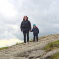 Isobel and Fred look out, Chagford and Haytor, Dartmoor, Devon - 11th June 2012