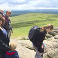 The other climbing family head off, Chagford and Haytor, Dartmoor, Devon - 11th June 2012
