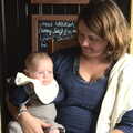 Harry and Isobel in the Anchor Inn, Cockwood, Chagford and Haytor, Dartmoor, Devon - 11th June 2012