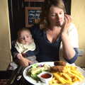 Lunch with chips, Chagford and Haytor, Dartmoor, Devon - 11th June 2012