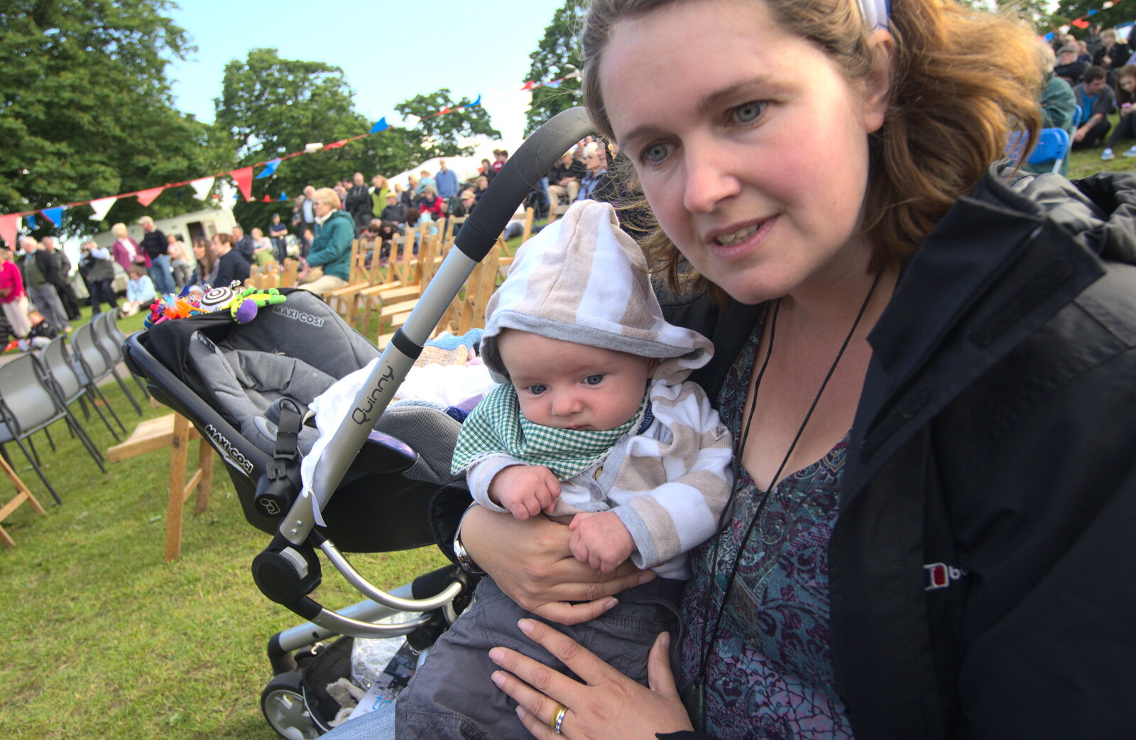 Harry and Isobel from Grandad's Gaff and Music in the Park, Diss, Norfolk - 16th June 2012