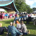 A view from the side of the stage, Grandad's Gaff and Music in the Park, Diss, Norfolk - 16th June 2012