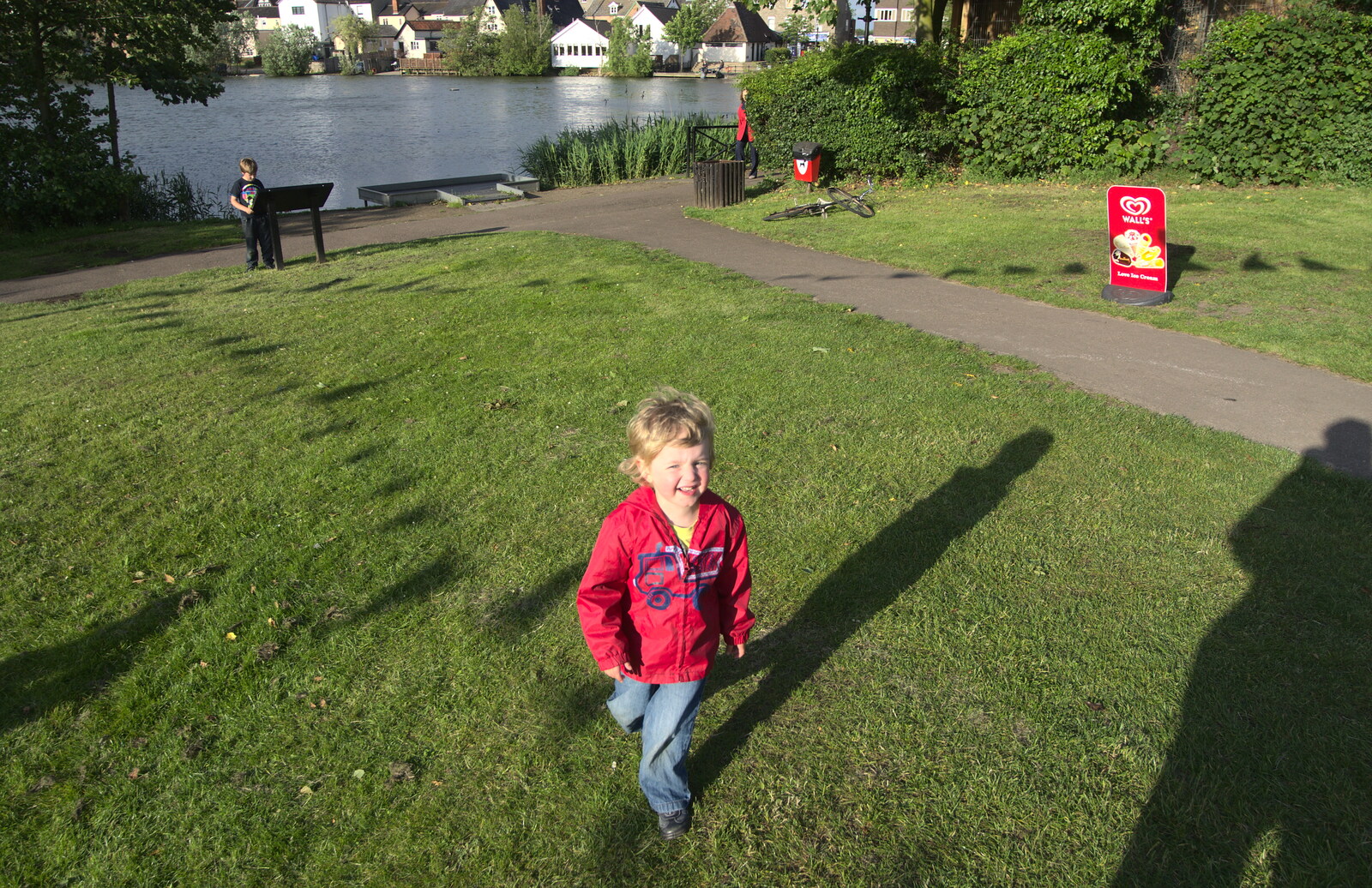 Fred runs around from Grandad's Gaff and Music in the Park, Diss, Norfolk - 16th June 2012