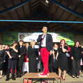Michael Dann introduces the Military Wives, Grandad's Gaff and Music in the Park, Diss, Norfolk - 16th June 2012