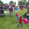 The children mess about, Grandad's Gaff and Music in the Park, Diss, Norfolk - 16th June 2012