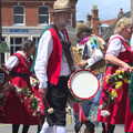 The Morris drummer, Morris Dancing and a Carnival Procession, Diss, Norfolk - 17th June 2012