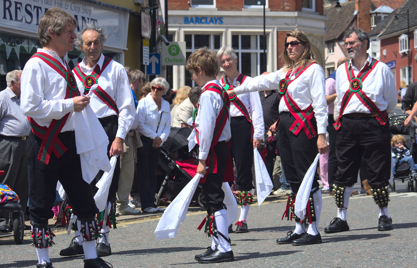 Another Morris group appears from Morris Dancing and a Carnival Procession, Diss, Norfolk - 17th June 2012