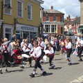 Dancing in the market place, Morris Dancing and a Carnival Procession, Diss, Norfolk - 17th June 2012