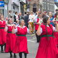 Dancing in the street, Morris Dancing and a Carnival Procession, Diss, Norfolk - 17th June 2012