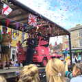 An explosion of confetti, Morris Dancing and a Carnival Procession, Diss, Norfolk - 17th June 2012