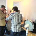 Adam gets some brainwaves going, Stephen Fry Visits TouchType, Southwark, London - 19th June 2012