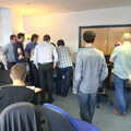 There's a following crowd in the office, Stephen Fry Visits TouchType, Southwark, London - 19th June 2012