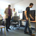 We move into the meeting room, Stephen Fry Visits TouchType, Southwark, London - 19th June 2012