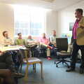 Stephen Fry gives an entertaining speech, Stephen Fry Visits TouchType, Southwark, London - 19th June 2012