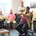 Anecdotes are given, Stephen Fry Visits TouchType, Southwark, London - 19th June 2012