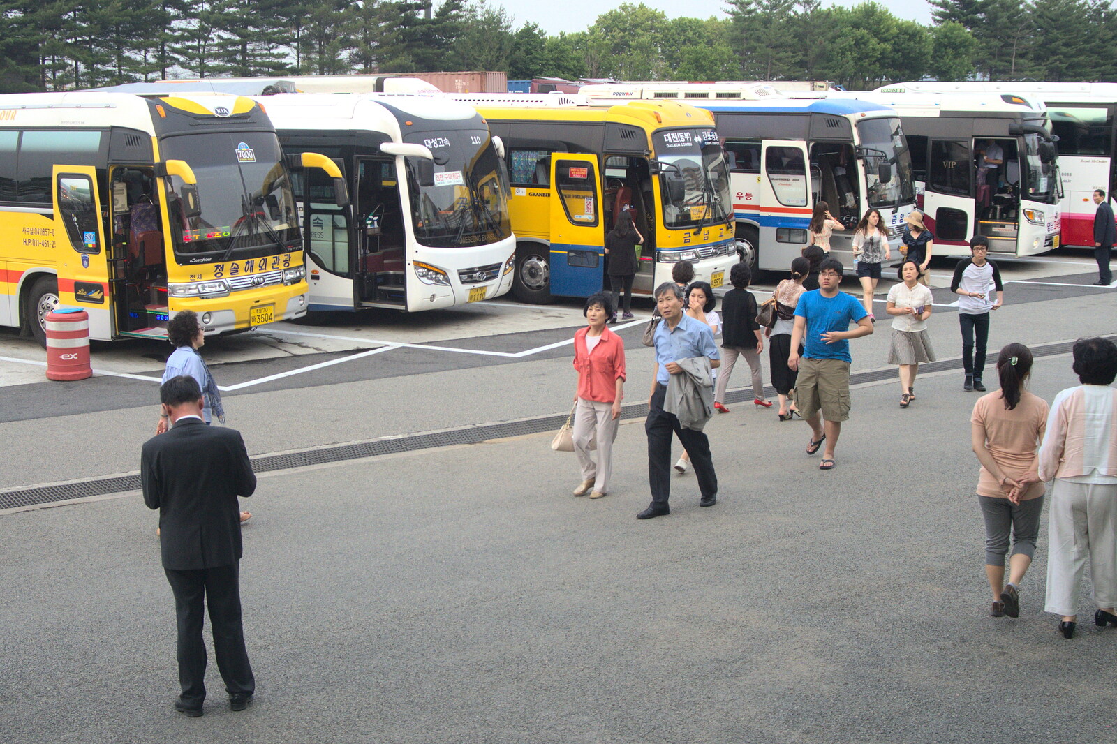 At the bus station from Working at Samsung, and Geumosan Mountain, Gumi, Gyeongsangbuk-do, Korea - 24th June 2012